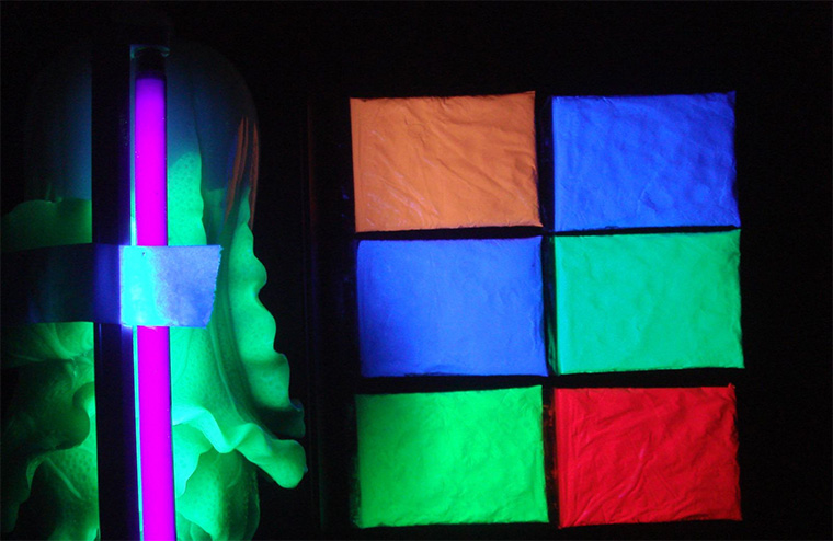 熒光漆和夜光漆的的三大區別