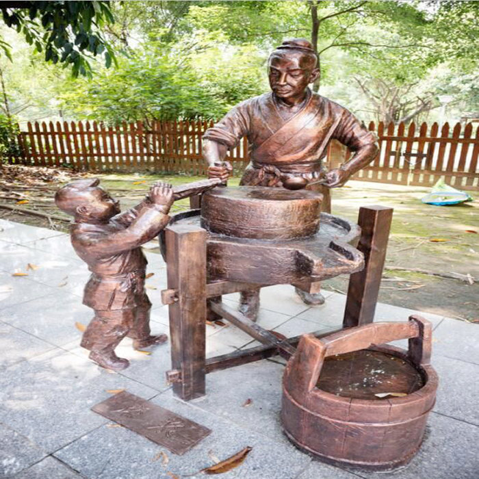 玻璃鋼銅像雕塑仿古銅效果！景馳特種油漆您的放心之選！