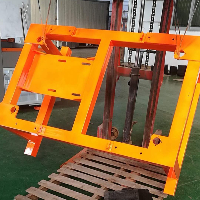 案例實拍——東莞萬江客戶機械設備噴熒光油漆效果展示